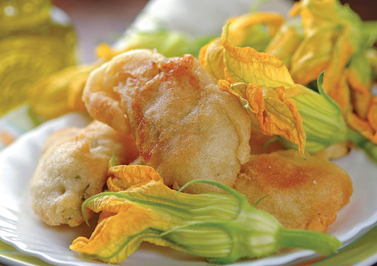 Vertullo Imports Stuffed Zucchini Flowers 8.8 Pound Each - 2 Per Case.