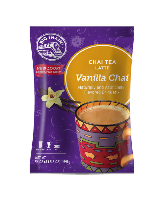 Big Train Chai Vanilla Pound 3.5 Pound Each - 4 Per Case.