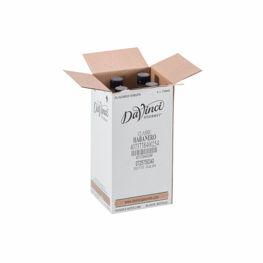 Davinci Gourmet Syrup Habanero Flavored 750 ML - 4 Per Case.