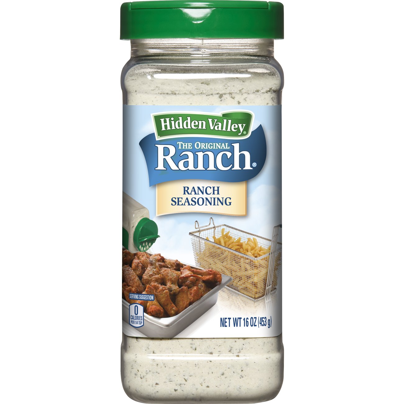 Original Ranch With Milk Dry Canister 16 Ounce Size - 6 Per Case.