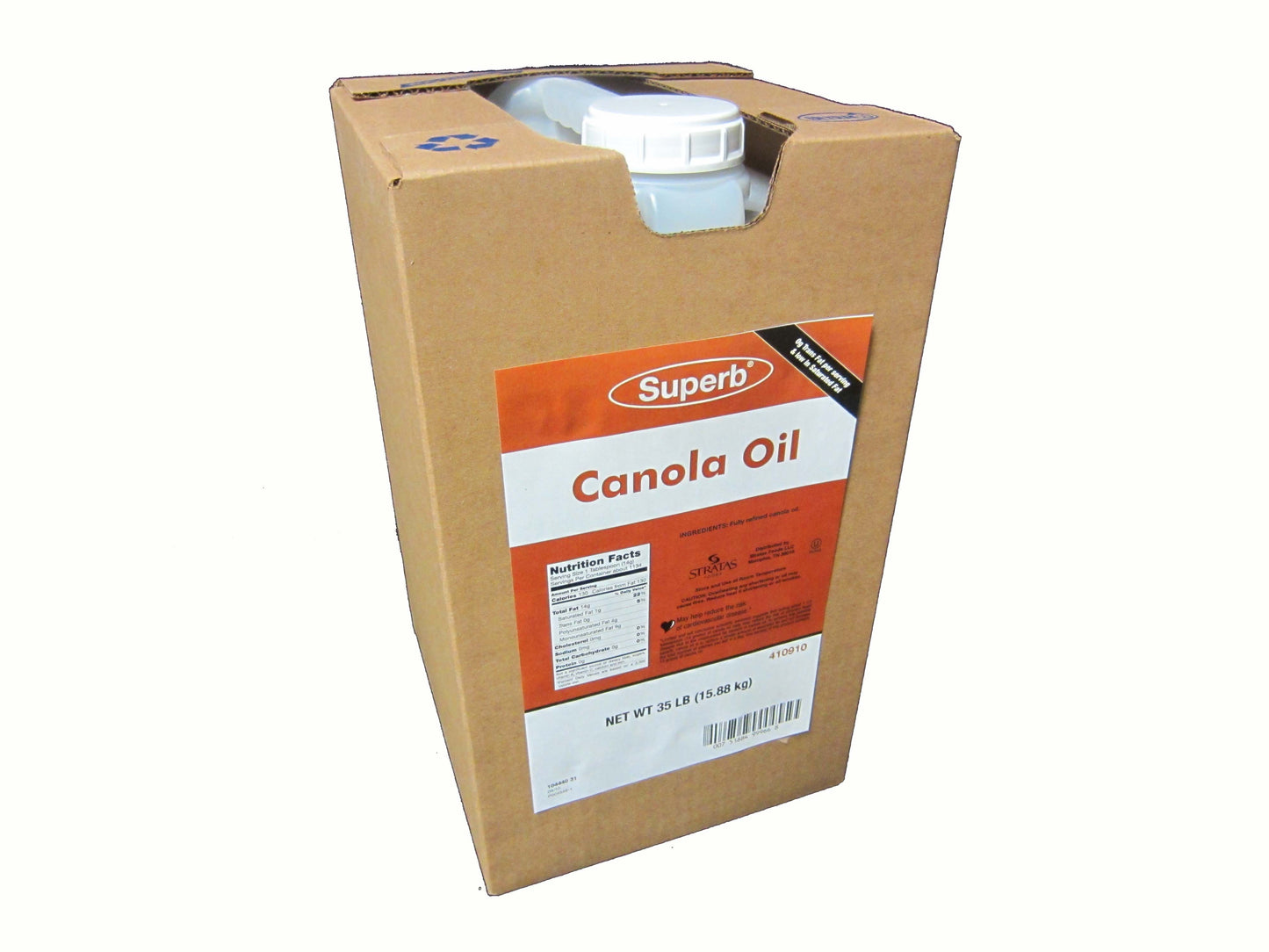 Superb Canola Salad Oil 35 Pound Each - 1 Per Case.