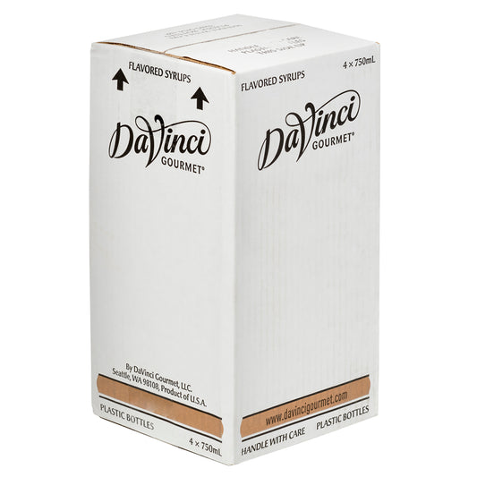 Davinci Gourmet Natural Madagascar Vanilla Syrup 750 ML - 4 Per Case.