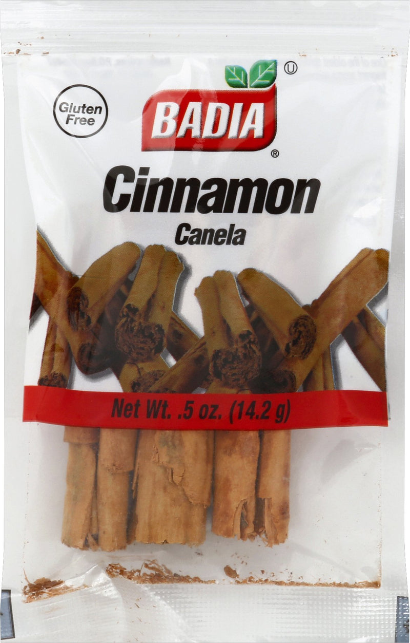 Badia Cinnamon Sticks 0.5 Ounce Size - 576 Per Case.