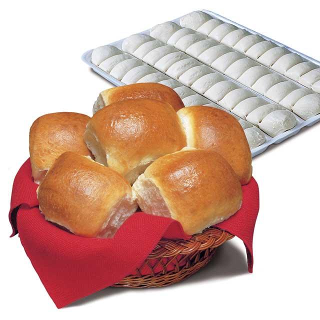 Bridgford White Ranch Yeast Roll Dough Traypack 240 Piece - 1 Per Case.