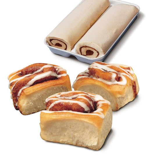 Bridgford Cinnamon Roll Dough Logs Tray Pack 24 Piece - 1 Per Case.