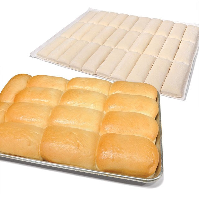 Bridgford Sweet Yeast Steakhouse Roll Doughlayer 150 Piece - 1 Per Case.