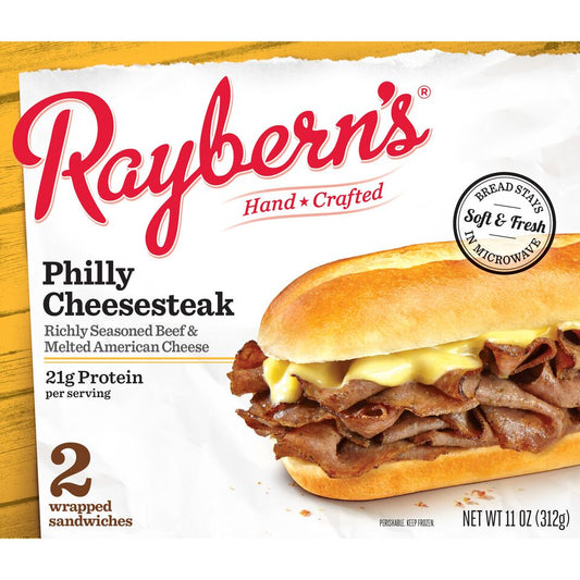 Philly Cheesesteak Sandwich 11 Ounce Size - 6 Per Case.