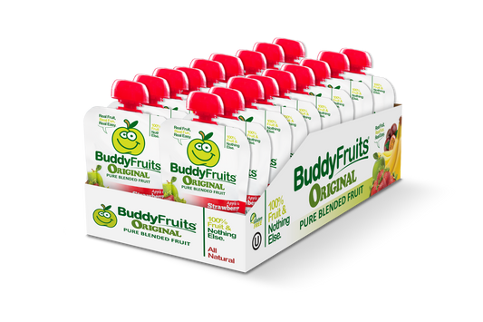 Buddy Fruits Originals Strawberry 3.2 Ounce Size - 18 Per Case.