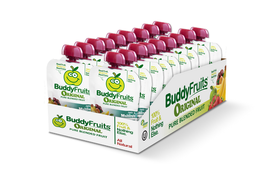 Buddy Fruits Originals Multifruit 3.2 Ounce Size - 18 Per Case.