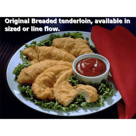 Chicken Original Tenderloins Sized Uncooked 5 Pound Each - 2 Per Case.