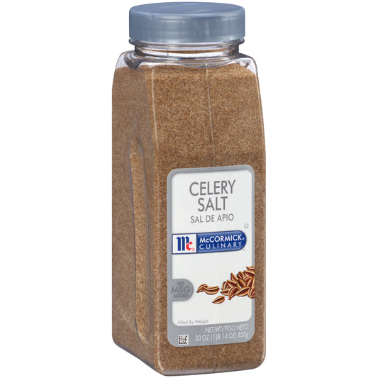 Mccormick Culinary Celery Salt 30 Ounce Size - 6 Per Case.