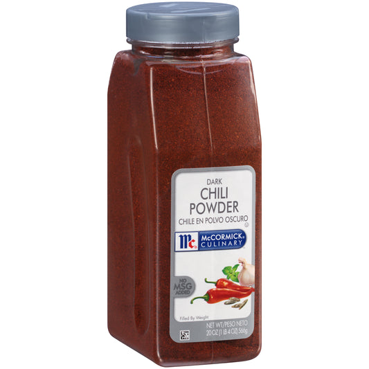 Mccormick Culinary Dark Chili Powder 20 Ounce Size - 6 Per Case.