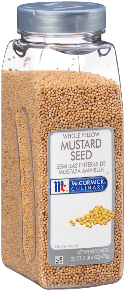 Mccormick Culinary Mustard Seed 22 Ounce Size - 6 Per Case.