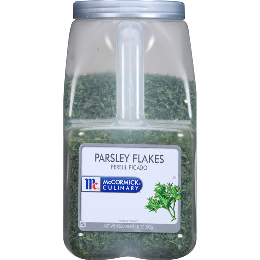 Mccormick Culinary Parsley Flakes 10 Ounce Size - 3 Per Case.