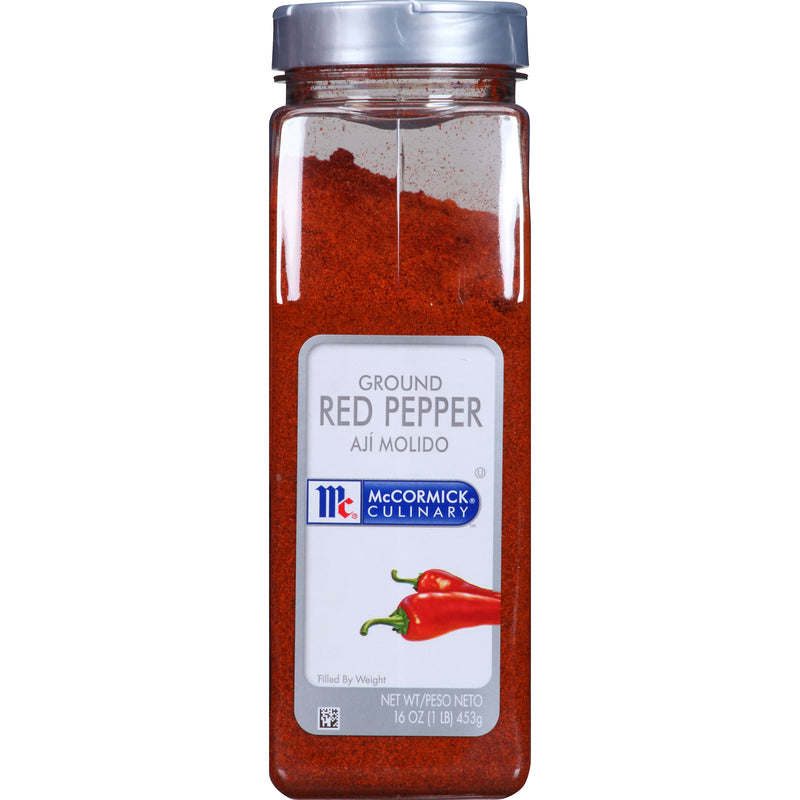 Mccormick Culinary Ground Red Pepper 1 Pound Each - 6 Per Case.