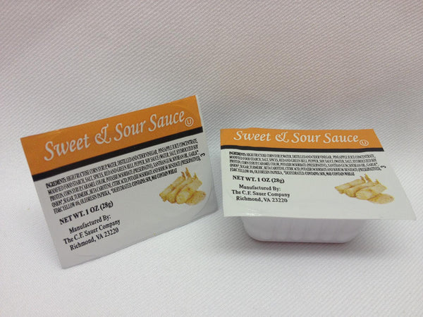 Sauce Sweet & Sour Cup 1 Ounce Size - 6.25 Pound Per Case.