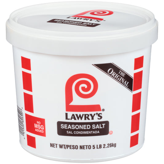 Lawry's Seasoned Salt 5 Pound Each - 4 Per Case.