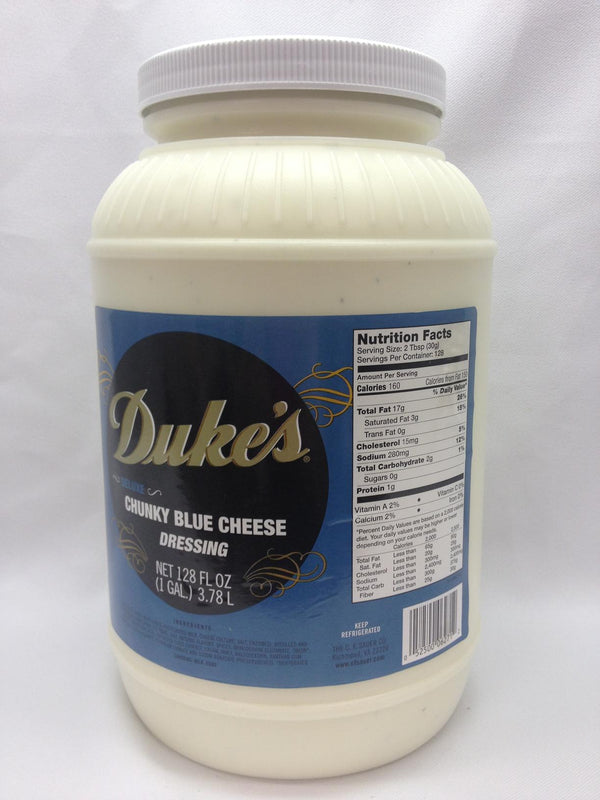 Dressing Deluxe Chunky Blue Cheese 1 Gallon - 4 Per Case.