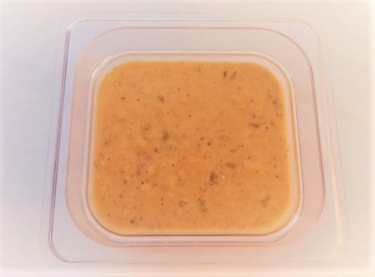 Queso Green Chile Sauce 10 Pound Each - 1 Per Case.