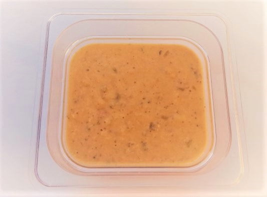 Queso Green Chile Sauce 10 Pound Each - 1 Per Case.