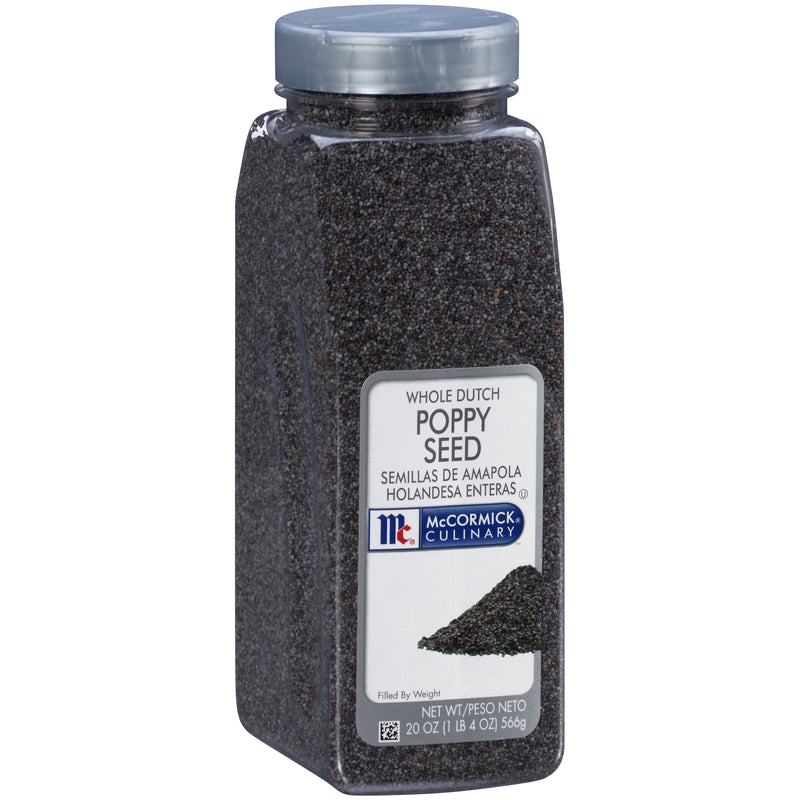 Mccormick Culinary Whole Dutch Poppy Seed 20 Ounce Size - 6 Per Case.