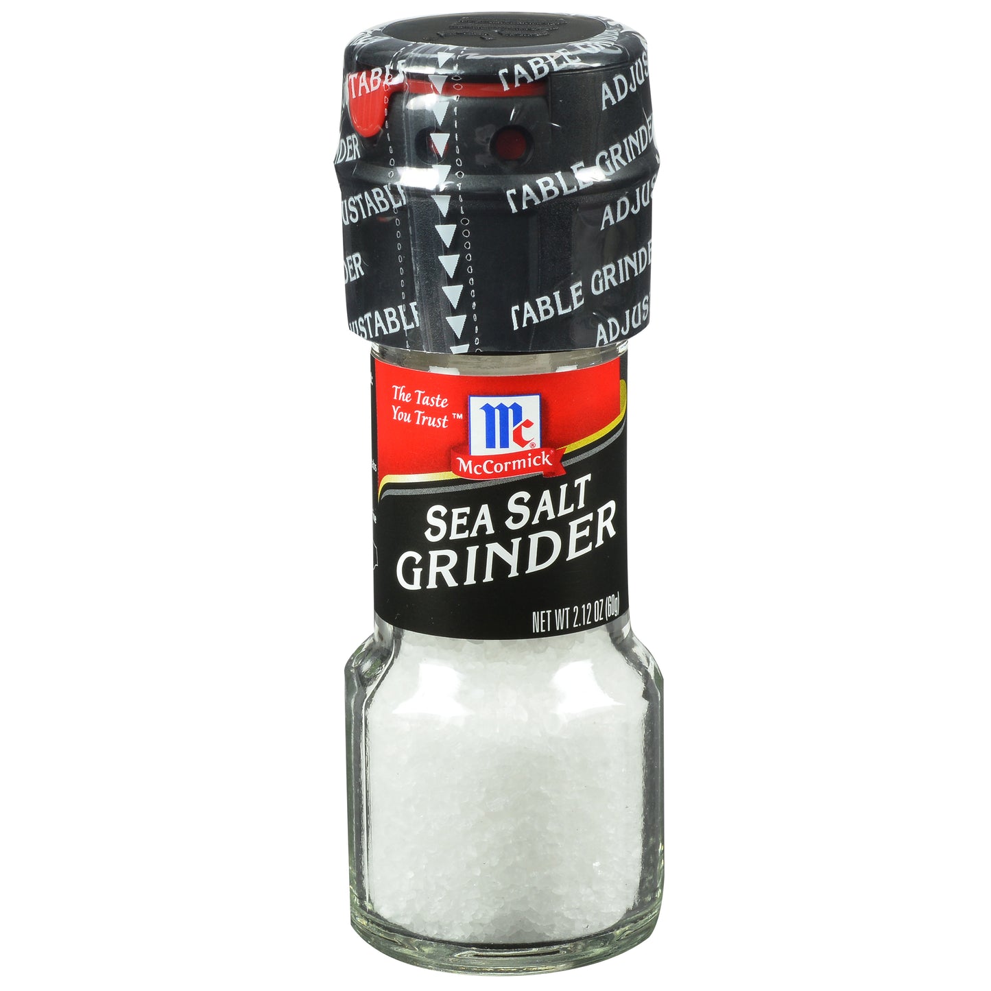 Mccormick Culinary Sea Salt Grinder 2.12 Ounce Size - 36 Per Case.