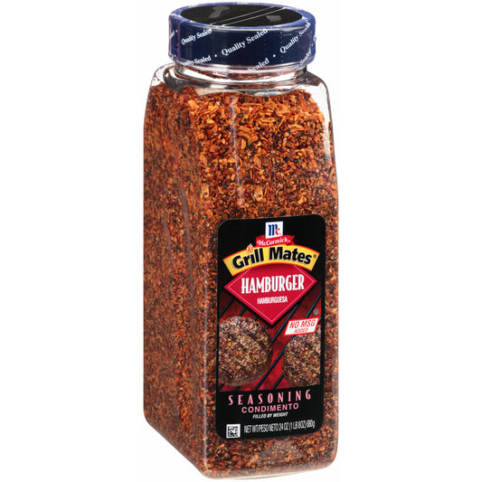 Mccormick Grill Mates Hamburger Seasoning 24 Ounce Size - 6 Per Case.