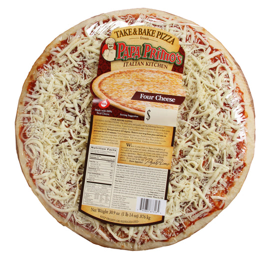 Papa Primo's Large Cheese Pizza 30.9 Ounce Size - 6 Per Case.