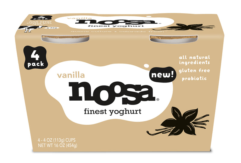 Noosa Yoghurt Vanilla Pack 1 Each - 6 Per Case.