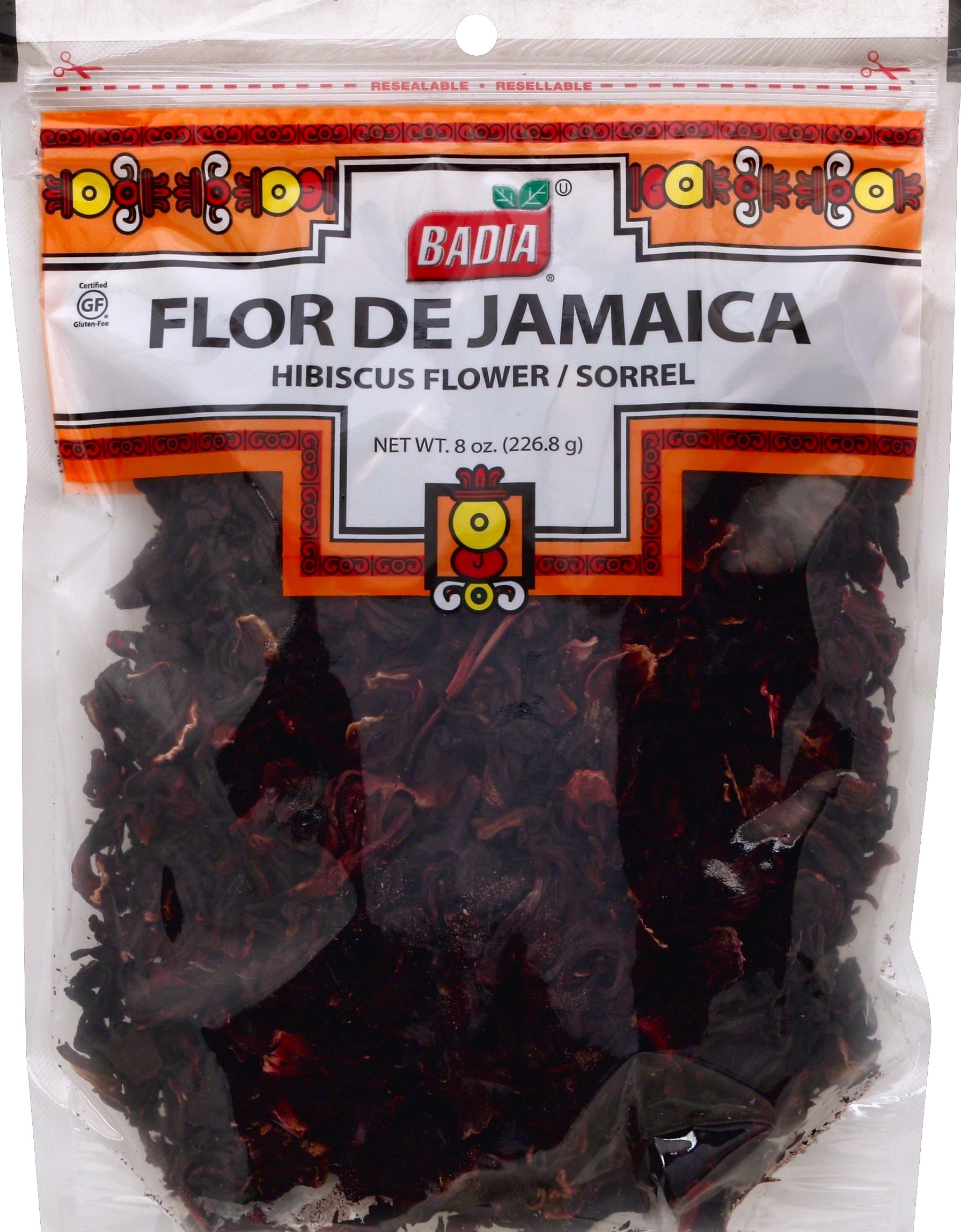 Badia Flor De Jamarica (Hibiscus Flowers) 8 Ounce Size - 12 Per Case.