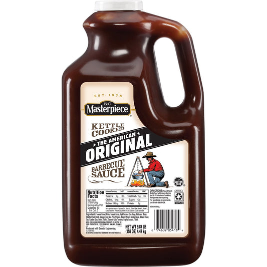 Sauce K Masterpiece Original Barbecue Gluten Free 158 Ounce Size - 4 Per Case.