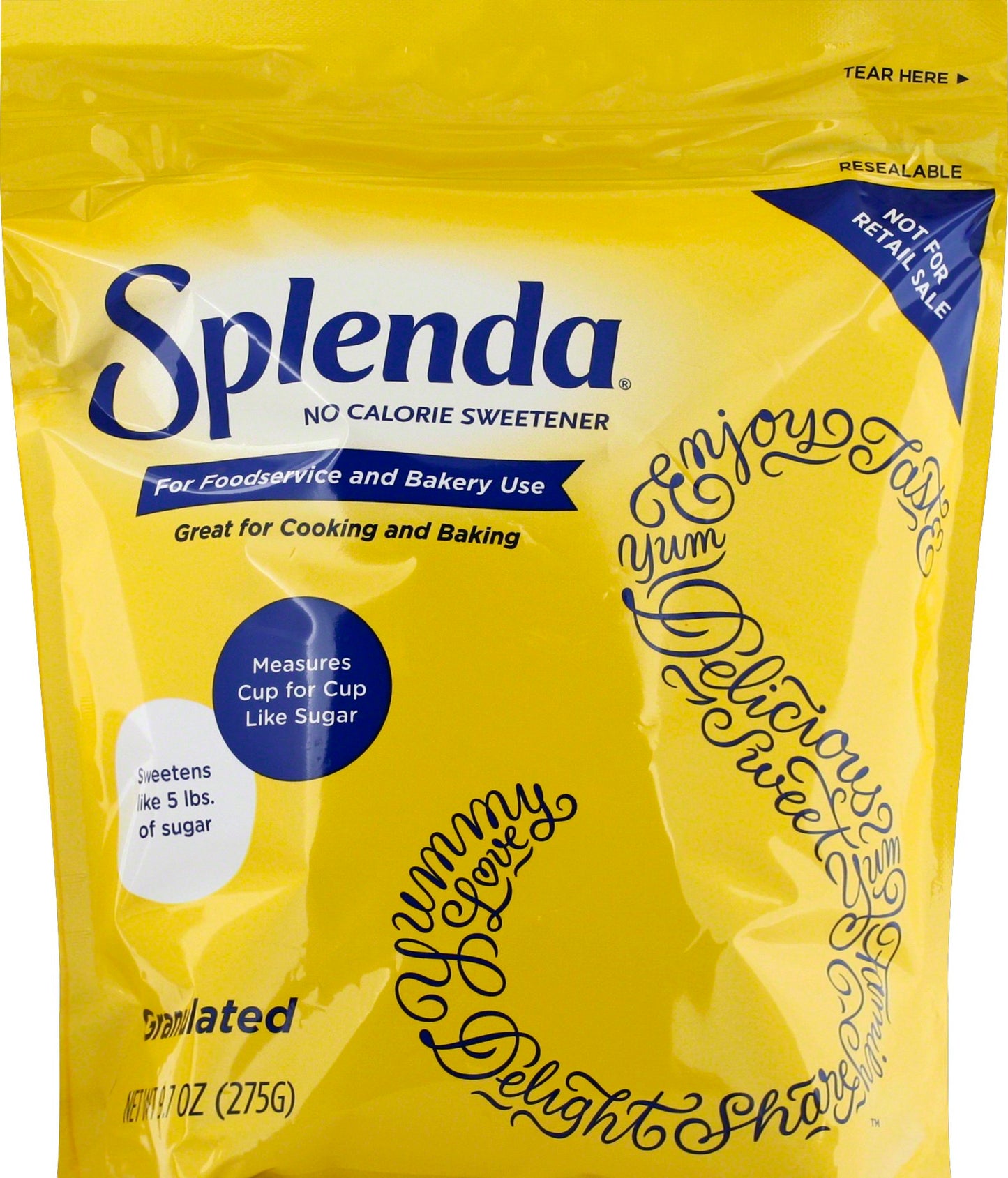 Splenda Granular Fs 9.7 Ounce Size - 8 Per Case.