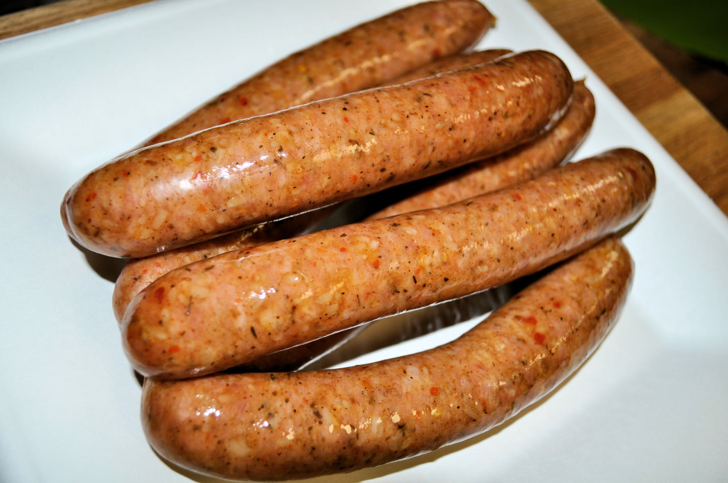 Texas Style Boudin Fully Cooked Link 10 Pound Each - 1 Per Case.