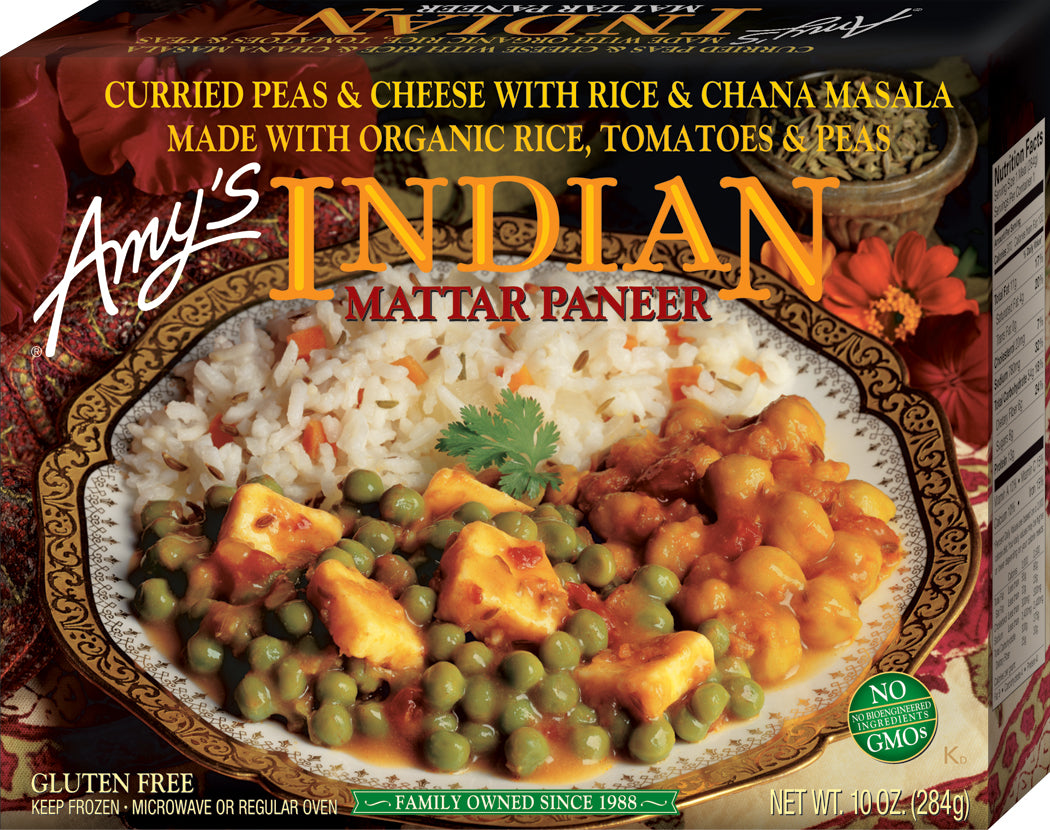 Indian Mattar Paneer 10 Ounce Size - 12 Per Case.