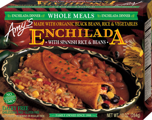 Black Bean Enchilada 10 Ounce Size - 12 Per Case.