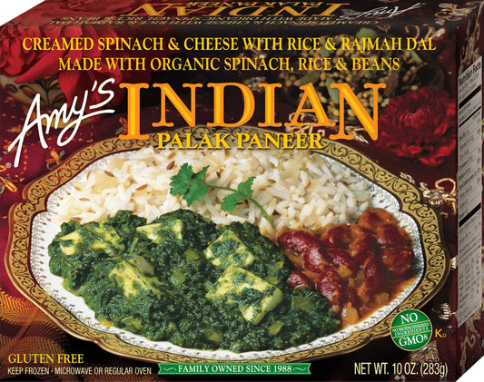 Indian Palak Paneer 10 Ounce Size - 12 Per Case.