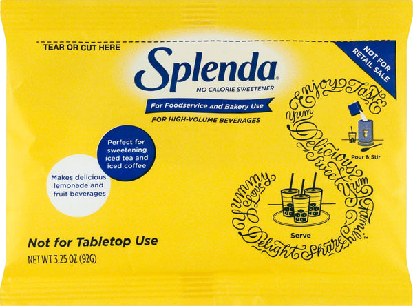 Splenda Pouch Fs 3.25 Ounce Size - 24 Per Case.