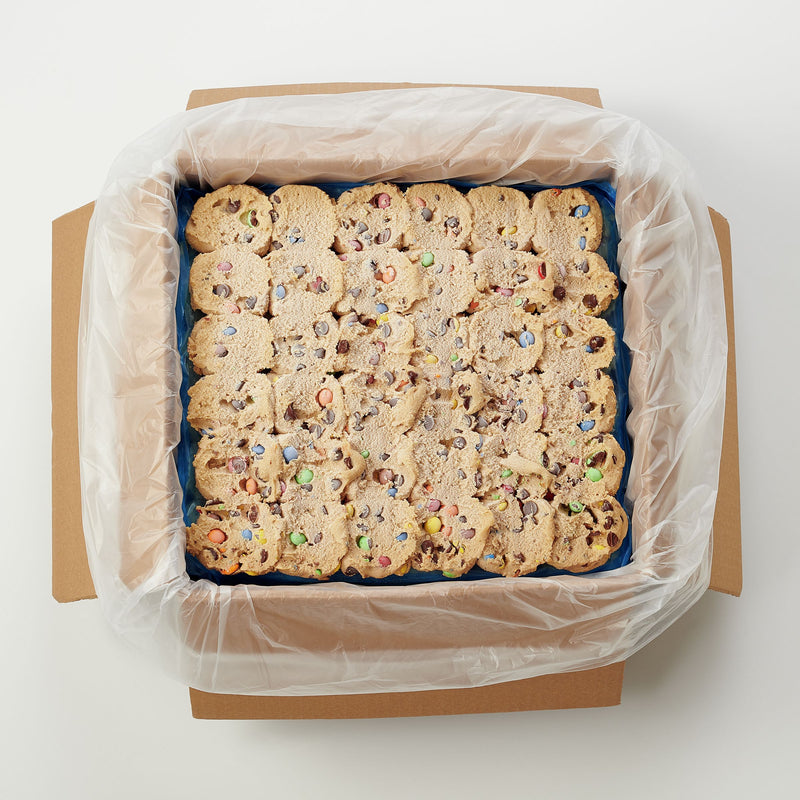 Pillsbury Best™ Frozen Cookie Dough Puck Chocolate Chip With Candy Pieces 20.25 Pound Each - 1 Per Case.