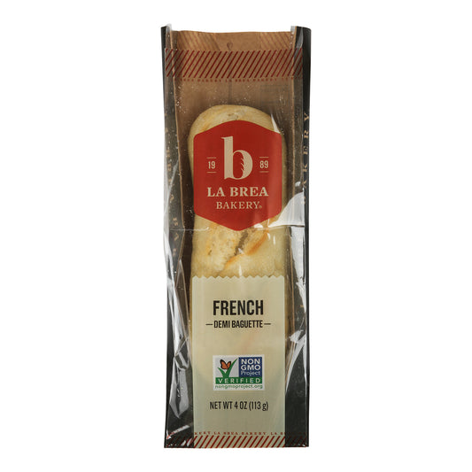 Bread French Demi Baguette Parbaked Frozen Retail 4.66 Ounce Size - 48 Per Case.