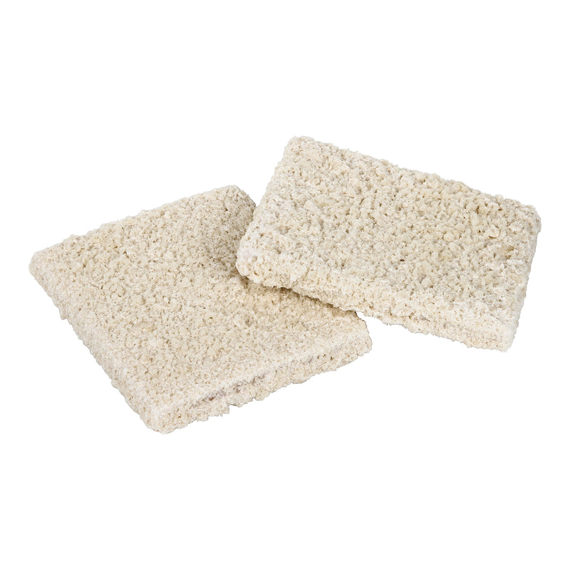 Crunchy Raw Breaded Cod Squares Cash& Carry Kosher 6 Pound Each - 10 Per Case.