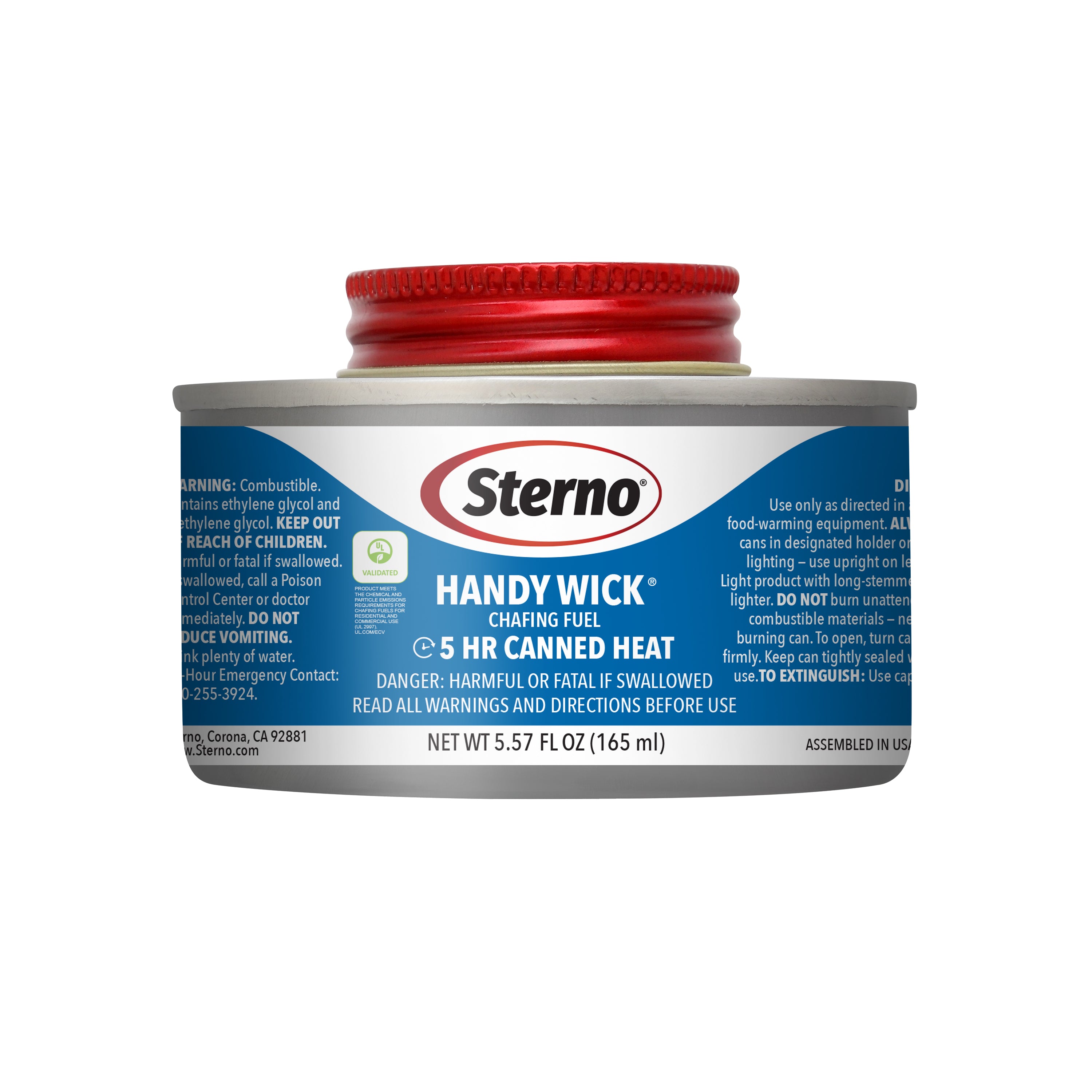 Hour Sterno Handy Wick Twist Cap Chafing Dish Fuel 36 Each - 1 Per Case.