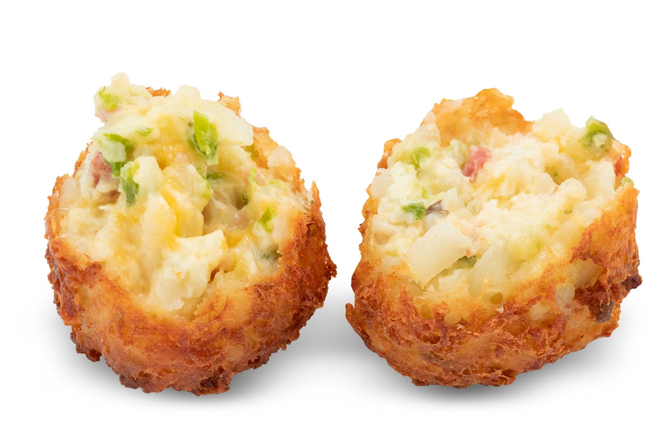 Tater Kegs Jumbo Tater Keg Stuffed With Jalapenos Cream Cheese Bacon - 1.5 Ounce Size - 106 Per Case.