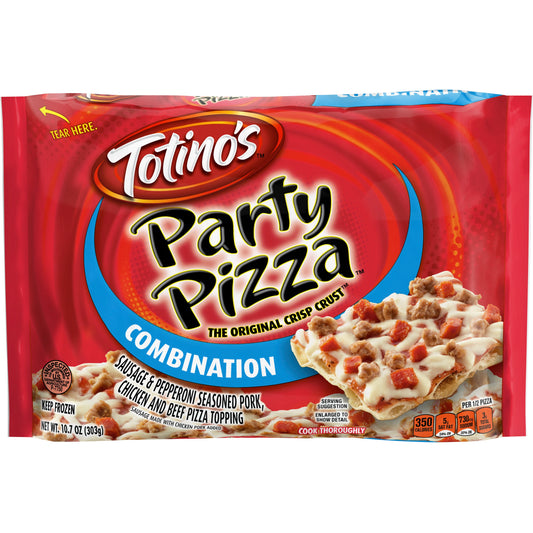 Totino's™ Frozen Party Pizza Combination 10.7 Ounce Size - 14 Per Case.