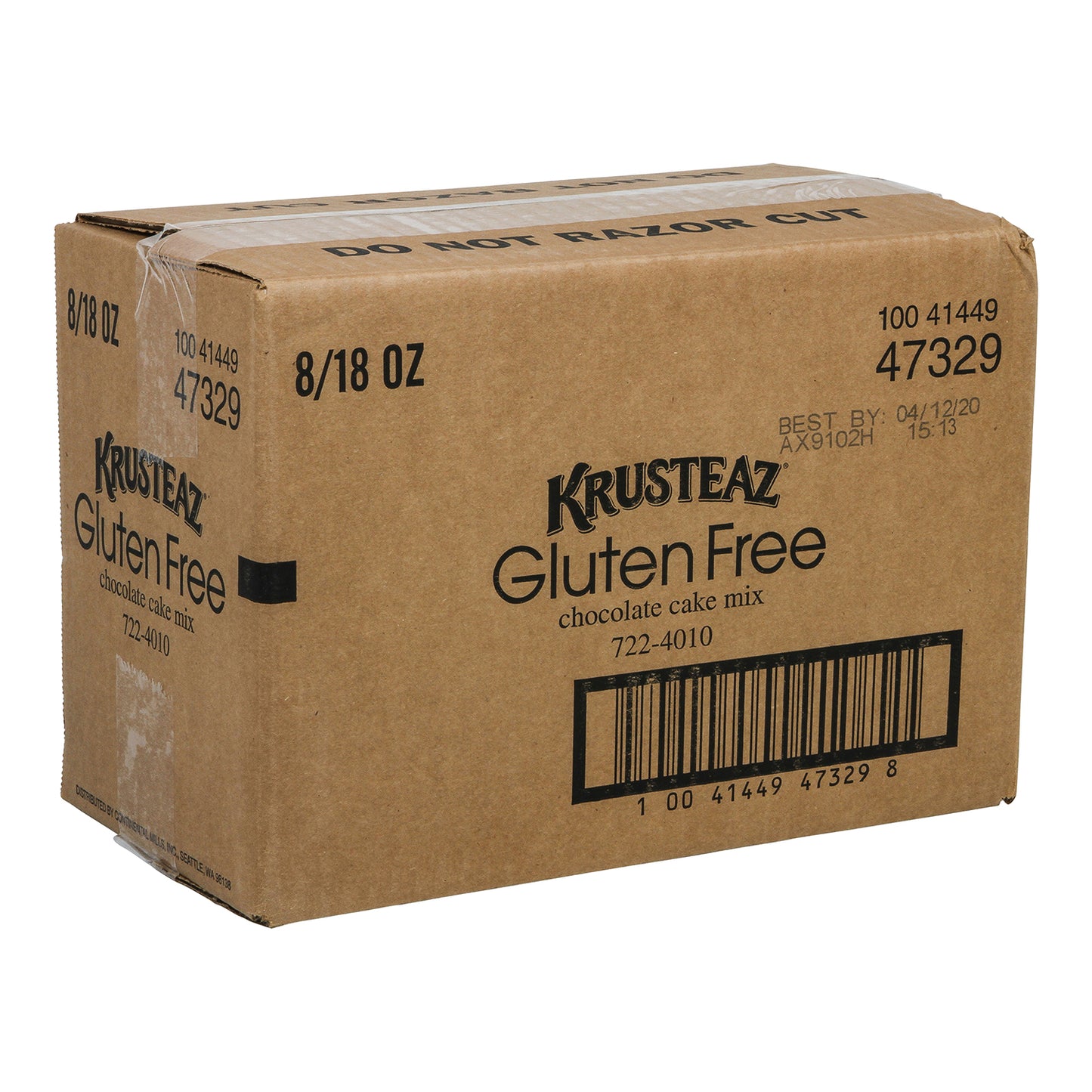 Krusteaz Gluten Free Chocolate Cake Mix 18 Ounce Size - 8 Per Case.