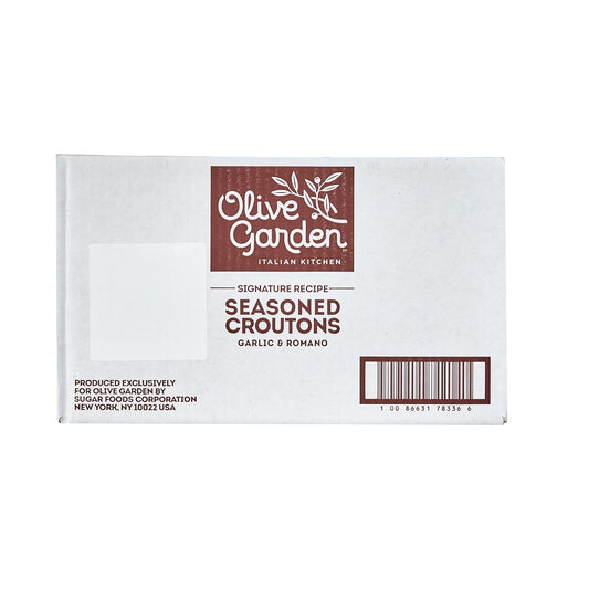 Garlic & Romano Seasoned Croutons 5 Ounce Size - 9 Per Case.