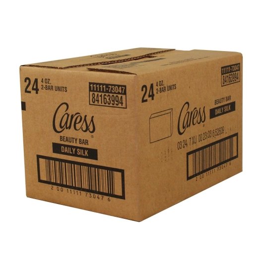 Caress Soap Bar Daily Silk Twin Pack 7.5 Fluid Ounce - 24 Per Case.