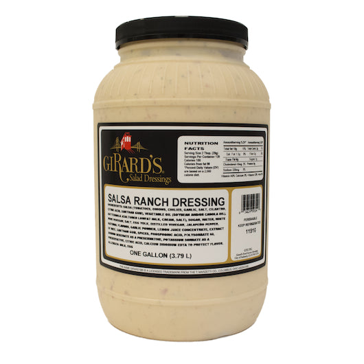 Girard's Salsa Ranch Dressing, 1 Gallon - 2 Per Case.