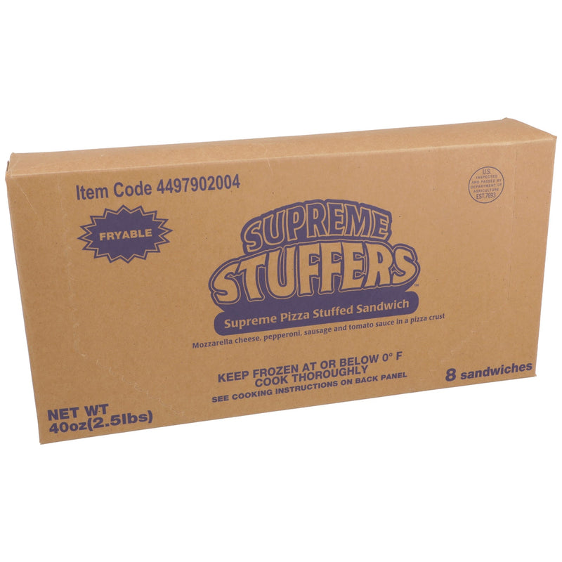 Supreme Stuffers Supreme Pizza Stuffer 5 Ounce Size - 48 Per Case.