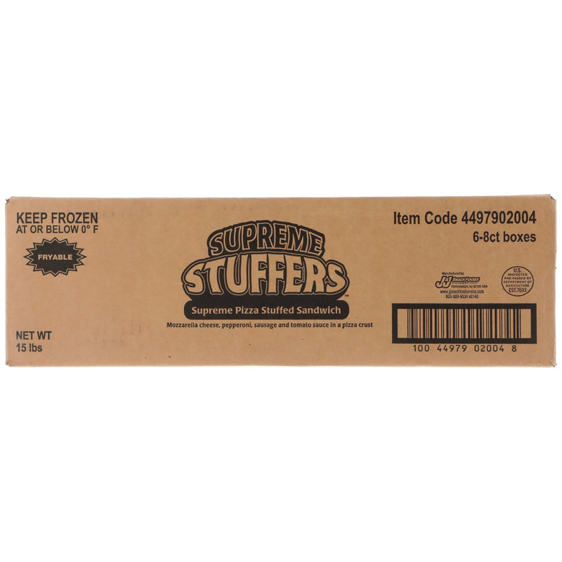 Supreme Stuffers Supreme Pizza Stuffer 5 Ounce Size - 48 Per Case.