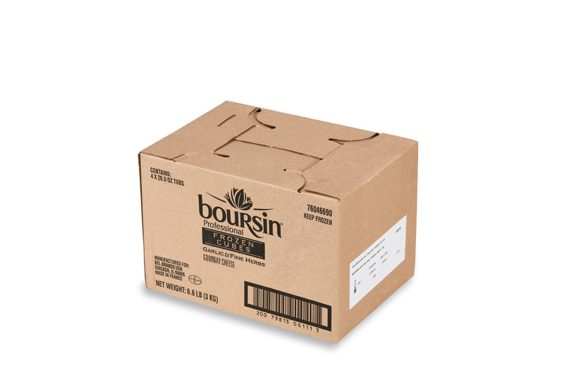 Boursin Boursin Frozen Cubes 26.5 Ounce Size - 4 Per Case.